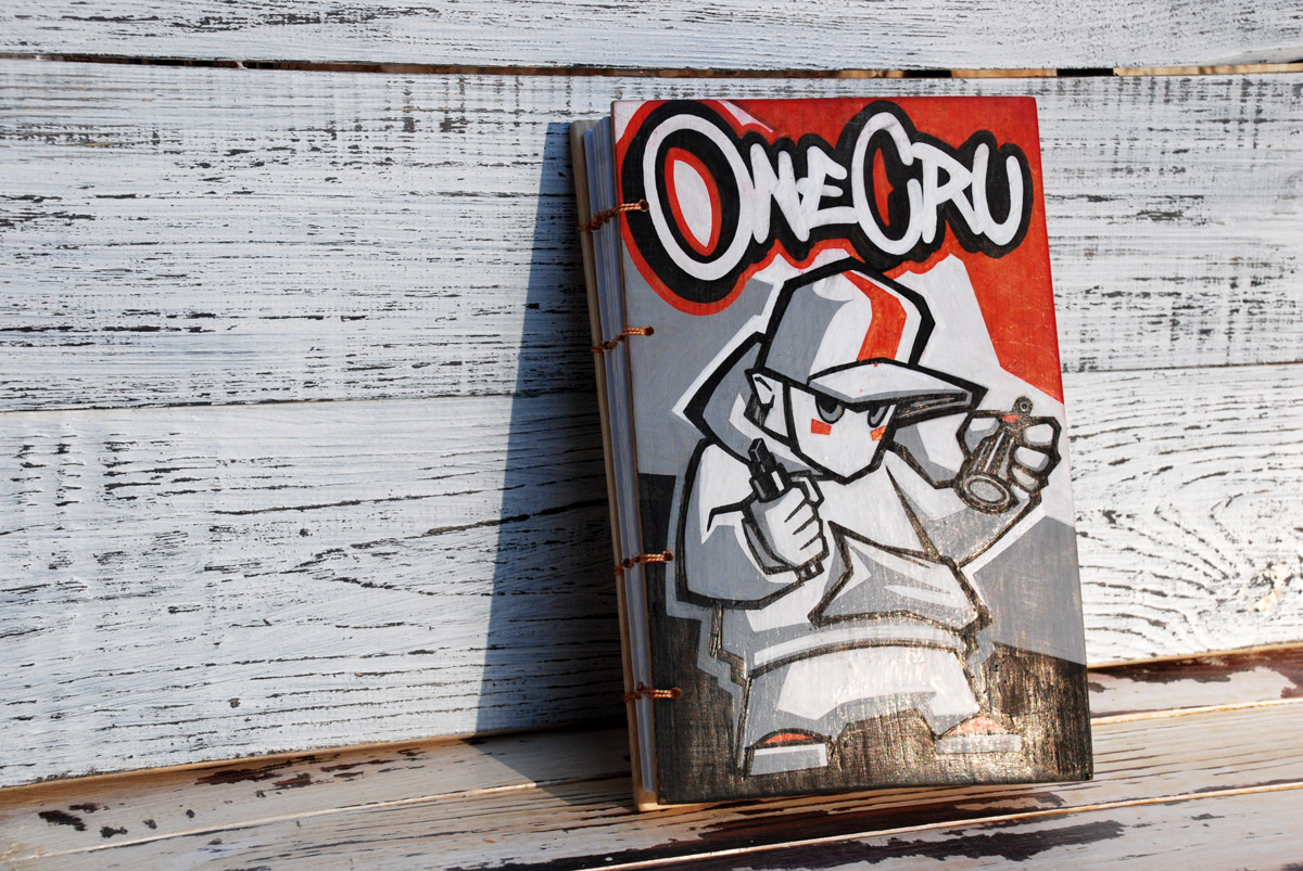 Авторский блокнот от граффити команды ONE CRU
