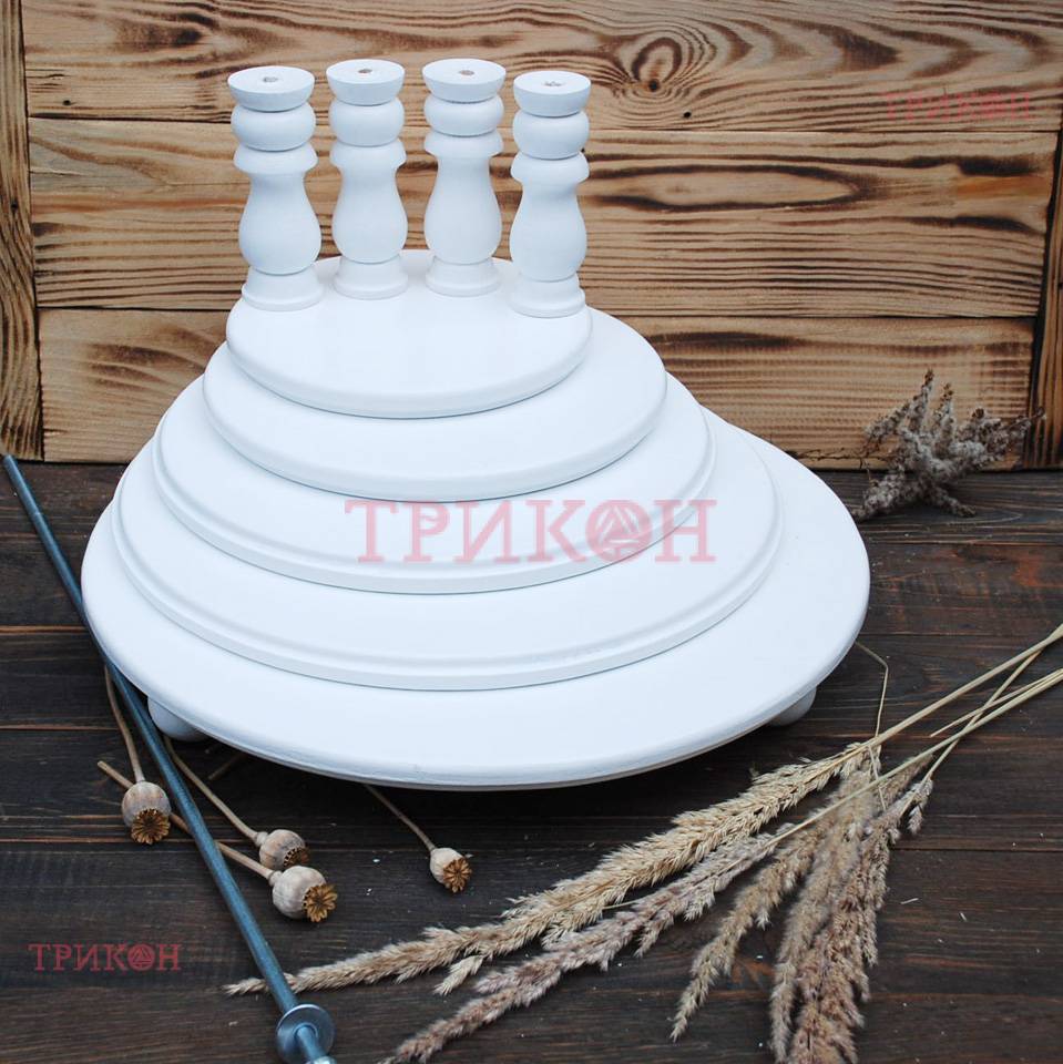 Подставка для торта, ,Підставка для торту, изделее из дерева, вироби з дерева, підставка для торту на весілля